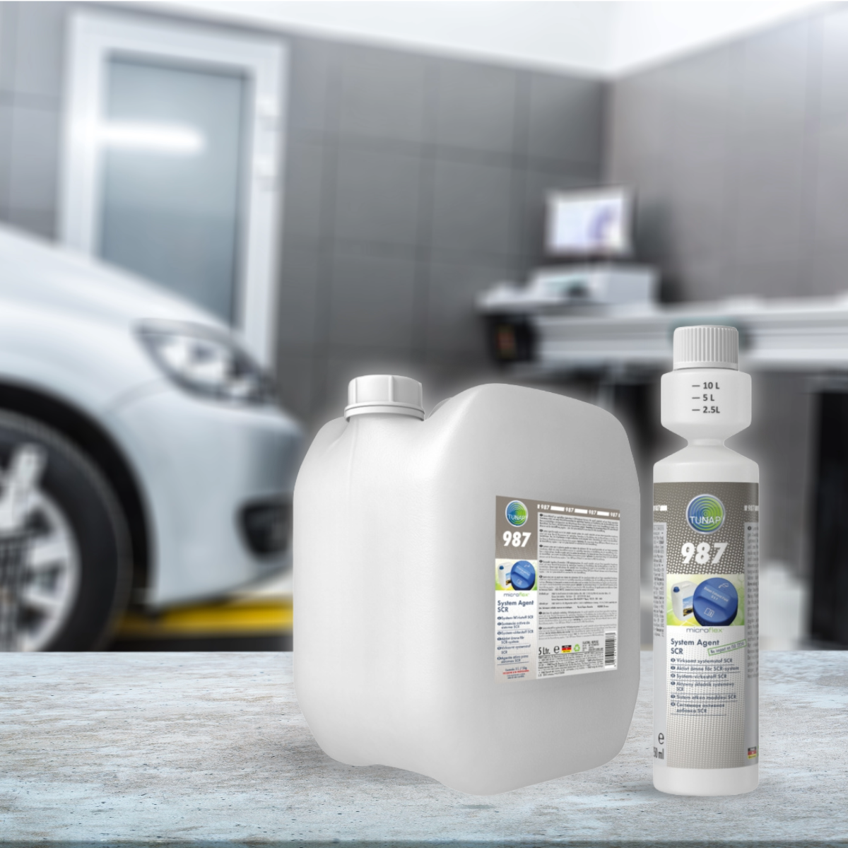 Using the SCR active system ingredient
